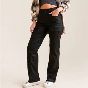 Hidden Ella Straight Classic Black Cargo Pants sz 31**never worn